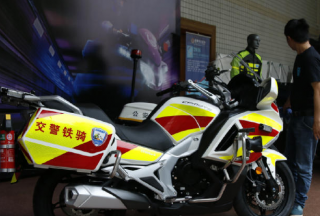 備戰(zhàn)2019年成都“世警會” 高科技警用摩托首次亮相