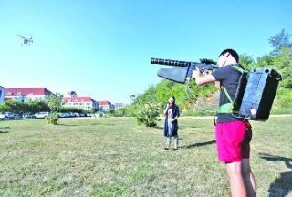 無人機捕獲器推出 專治"黑飛"安全隱患