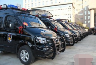 廣西98輛高科技反恐武裝巡邏車交付使用