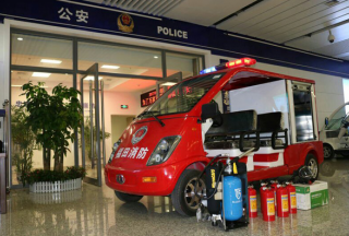 地下消防車亮相亞洲最大地下火車站福田站