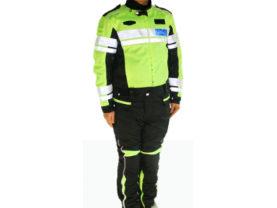 透氣安全防護高的交警特警警用騎行服
