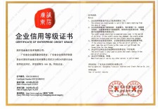 企業(yè)信用等級(jí)證書3A