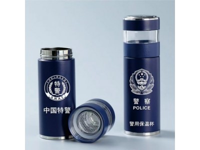 警用茶水分離杯 公安警察專用泡茶過(guò)濾杯 新型高檔警察茶杯 不銹鋼保溫杯