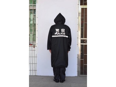 警用長款雨衣 警用分體雨衣 警用長款風(fēng)衣